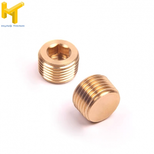 Ốc Bịt Nước Côn Bằng Đồng (Vít Trí) MSWT-C [Copper Tapered Screw Plugs]