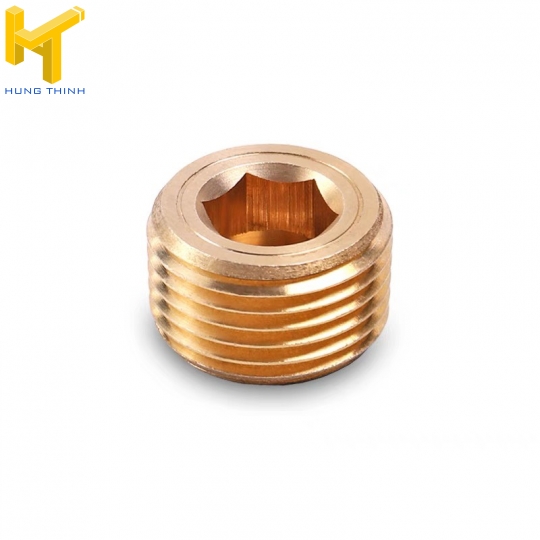 Ốc Bịt Nước Côn Bằng Đồng (Vít Trí) MSWT-C [Copper Tapered Screw Plugs]